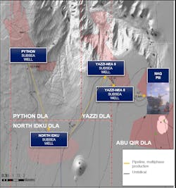 The NEA and NI concessions are both 100% owned by Energean. While operated through separate 50/50 JV companies, they both fall under the overall management of Abu Qir Petroleum. The NEA and NI concessions are both 100% owned by Energean. While operated through separate 50/50 JV companies, they both fall under the overall management of Abu Qir Petroleum.