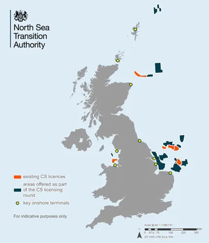 Nsta Interactive Map Catapulting CCS action for climate change | Offshore