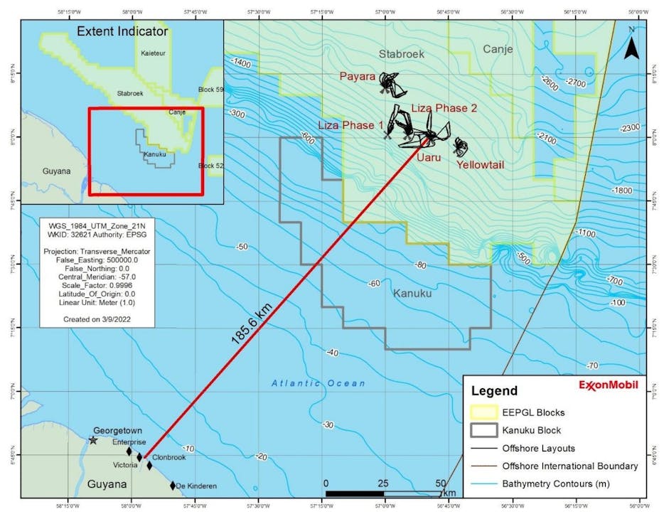ExxonMobil’s Uaru field development will be the largest ever project to date offshore Guyana, by cost and volume of resources to be produced. ExxonMobil’s Uaru field development will be the largest ever project to date offshore Guyana, by cost and volume of resources to be produced.