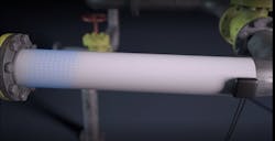 Intelligent Digital Skin paint-based technology is used to detect and locate CUI. Intelligent Digital Skin paint-based technology is used to detect and locate CUI.