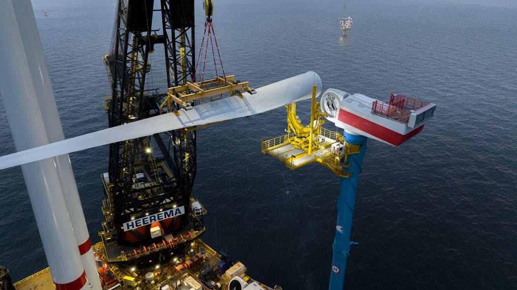Heerema deploys rotor nacelle assembly technique for German offshore