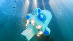 Hydrus is an autonomous drone for underwater surveying. Hydrus is an autonomous drone for underwater surveying.