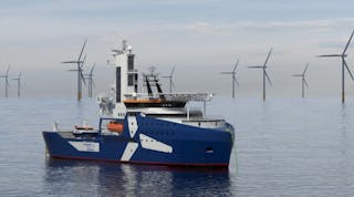 IWS Fleet vessels offers high operability and efficiency for offshore walk-to-work operations during the commissioning and operations phase of a wind farm.