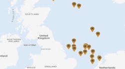 Location of RockRose Energy&rsquo;s oil and gas assets in the UK North Sea and the Netherlands.