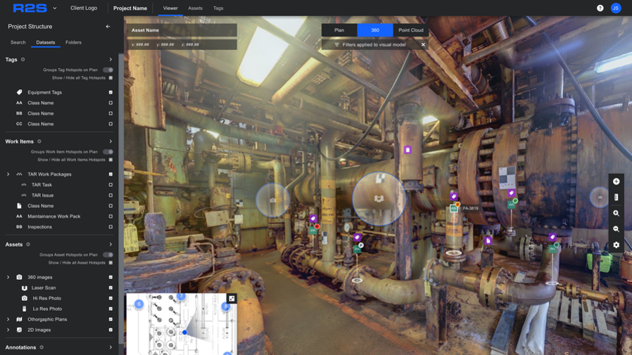 With the R2S digital twin, users can access any document, any asset and any location.