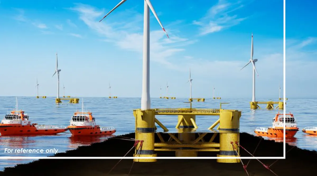 Remazel New floating wind platform technology uses enhanced mooring design ...
