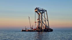 Van Oord has installed the first monopile at Baltic Eagle offshore wind farm. Van Oord has installed the first monopile at Baltic Eagle offshore wind farm.