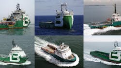 The six vessels of Bourbon Guyana’s fleet The six vessels of Bourbon Guyana’s fleet