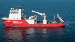 The Geo Ocean III vessel has DP2 dynamic positioning capabilities. The Geo Ocean III vessel has DP2 dynamic positioning capabilities.