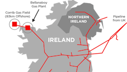 Ireland Map 2019 Vermilion