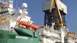 Santorini Drillship Saipem