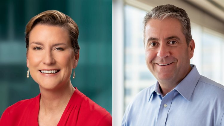 Starlee Sykes (left) and Andy Krieger (right)