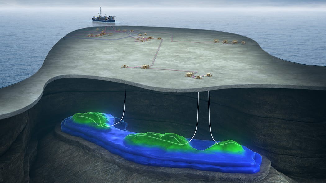 The Trell and Trine project is planned as a subsea tieback to existing field developments linked to the Alvheim FPSO. The Trell &amp; Trine discoveries are located about 24 km east of the Alvheim FPSO.