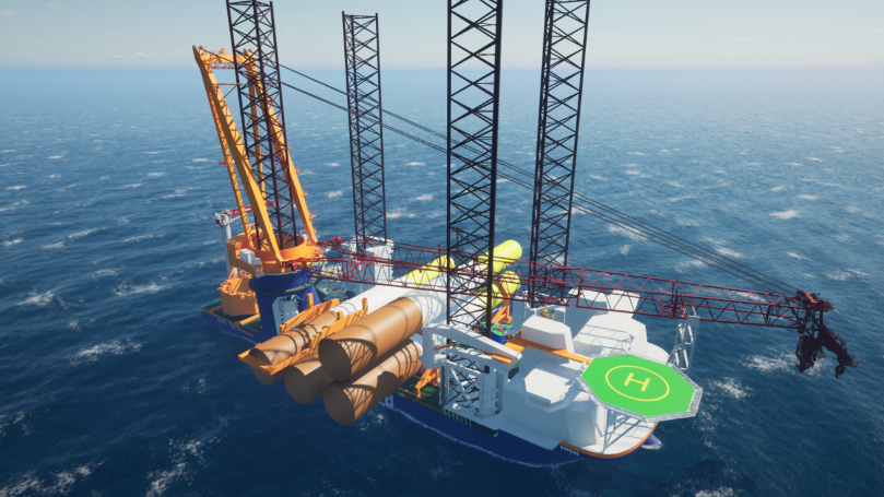 Van Oord will deploy its brand new offshore installation vessel Boreas. It is the first project for this new vessel, which is currently being built and will be the largest of its kind once operational, the company said.