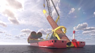 Ulstein introduces new wind monopile installation system
