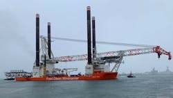 Fred Olsen Bold Tern With New Crane In Water 1