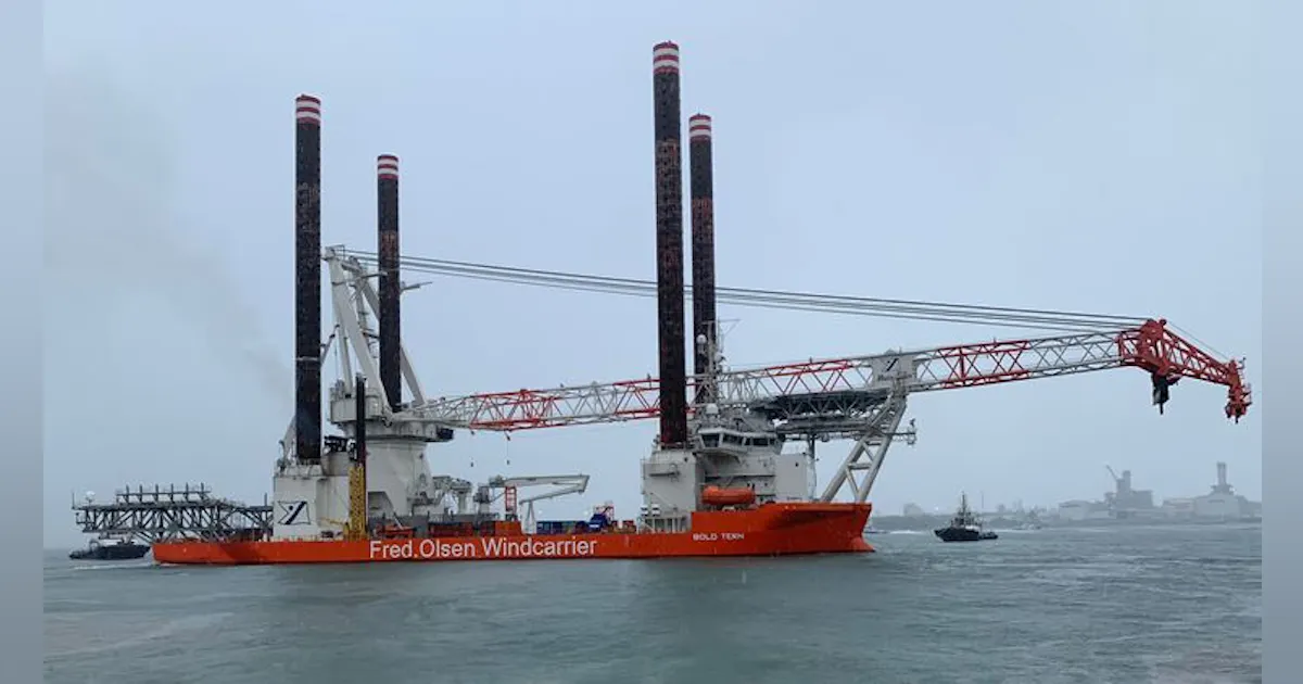 Offshore Generator Fred Olsen installing North Sea Thor turbine generators | Offshore Magazine