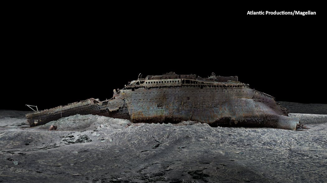 New digital twin of the Titanic shows shipwreck in unprecedented detail