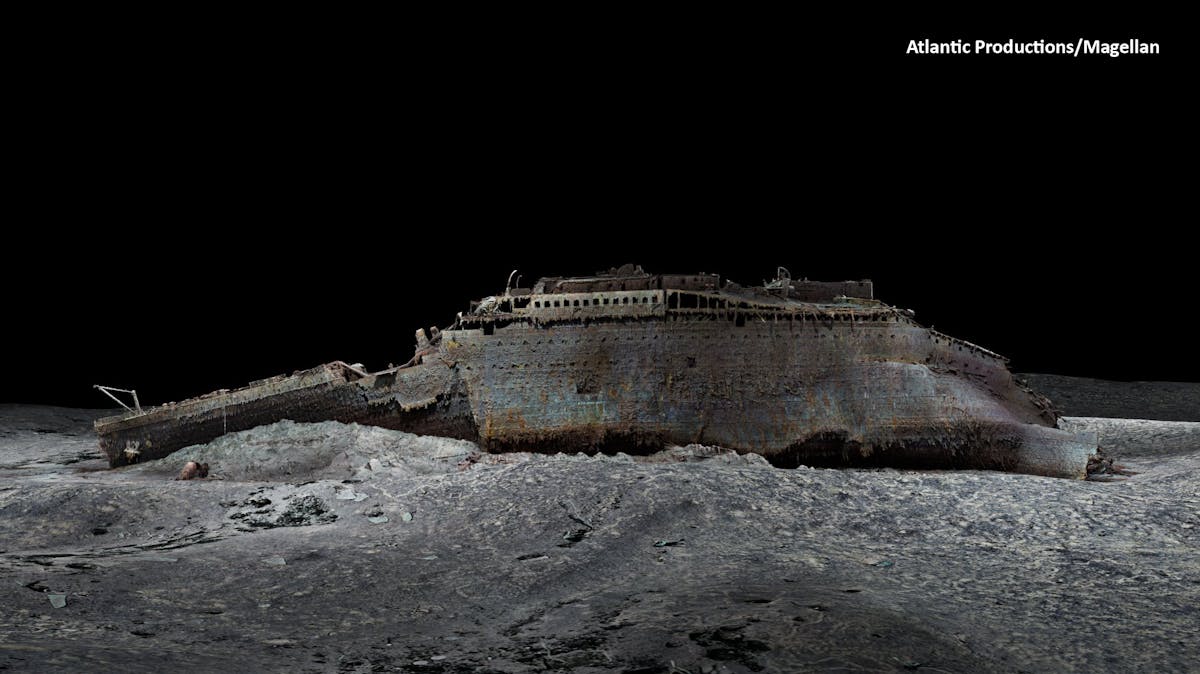 Digital Twin' of the Titanic Shows the Shipwreck in Stunning