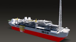 The FPSO for the BM-C-33 project