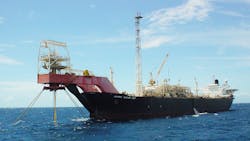 MODEC-owned FPSO Jasmine Venture MV7 (ex-Buffalo Venture) was modified and redeployed for Jasmine field development. MODEC-owned FPSO Jasmine Venture MV7 (ex-Buffalo Venture) was modified and redeployed for Jasmine field development.