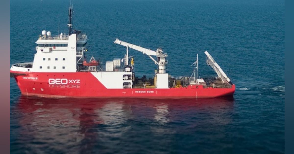 GEOxyz vessel completes seabed survey for North Sea Anning/Somerville ...