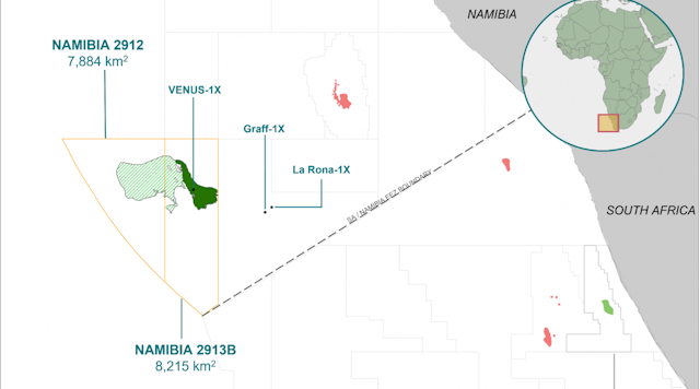 Namibia Location Map