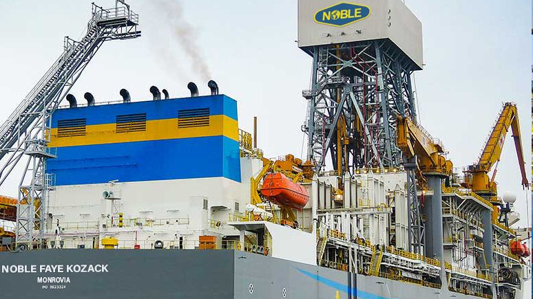 The drillship Noble Faye Kozack