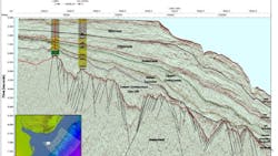 BPC Uruguay offshore Block OFF-1 (2D line UR07-006) BPC Uruguay offshore Block OFF-1 (2D line UR07-006)