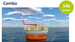 Cambo's low emissions development (c.3.7 kgCO2/boe) Cambo's low emissions development (c.3.7 kgCO2/boe)