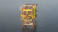 The INEOS FPS platform in the North Sea.