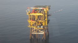 The INEOS FPS platform in the North Sea. The INEOS FPS platform in the North Sea.