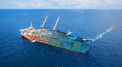 The Bonga Main FPSO, which became operational in 2004, has a capacity of 225,000 bbl/d and weighs more than 300,000 tonnes, making it the largest asset in the world to be protected by a structural digital twin, according to Akselos.