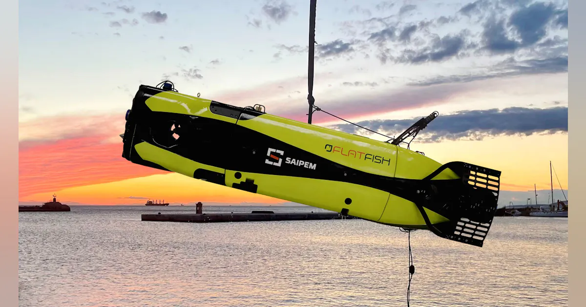 Flatfish Rov Saipem to test drones for subsea inspections offshore Brazil | Offshore ...