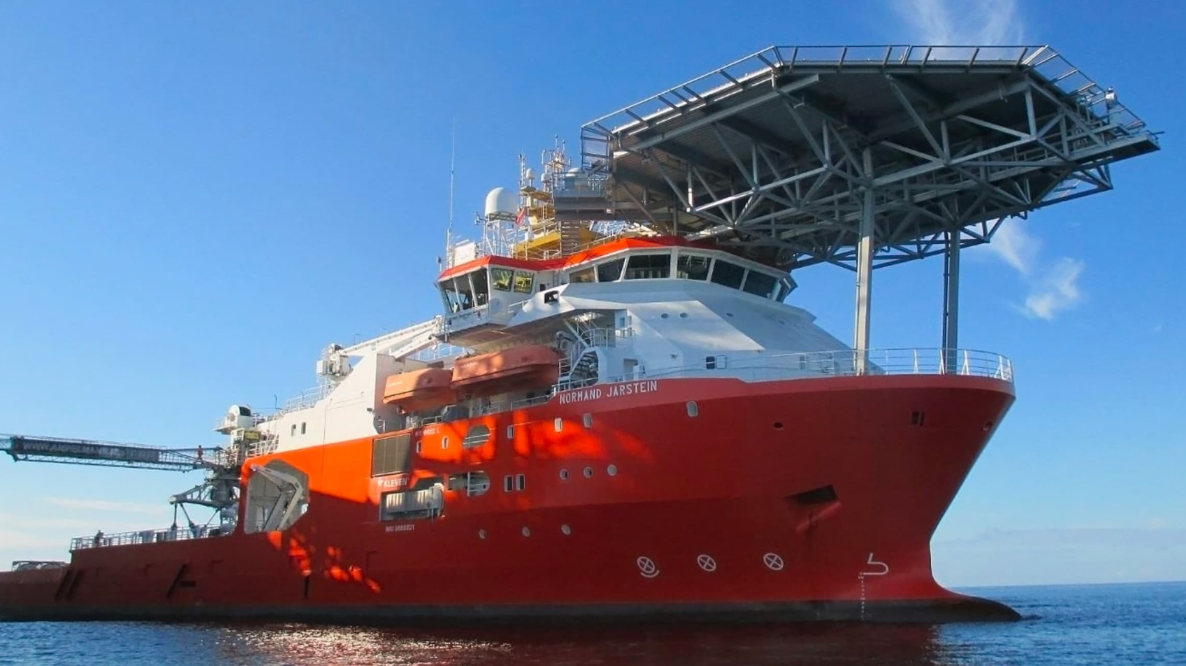 DeepOcean deployed multiple vessels from the fleet, but the main protagonists were the Normand Jarstein (pictured) and the Edda Freya hybrid battery-powered vessel.