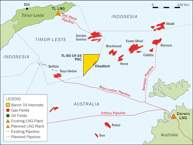 Timor Leste Regional Map