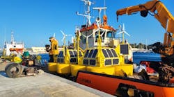 A LiDAR buoy has been deployed off the Brindisi coast for in-depth studies to support the design of Kailia Energia and Lupiae Maris wind farms. A LiDAR buoy has been deployed off the Brindisi coast for in-depth studies to support the design of Kailia Energia and Lupiae Maris wind farms.