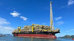 The FPSO Almirante Barroso is now operating at the Búzios field offshore Brazil. The FPSO Almirante Barroso is now operating at the Búzios field offshore Brazil.