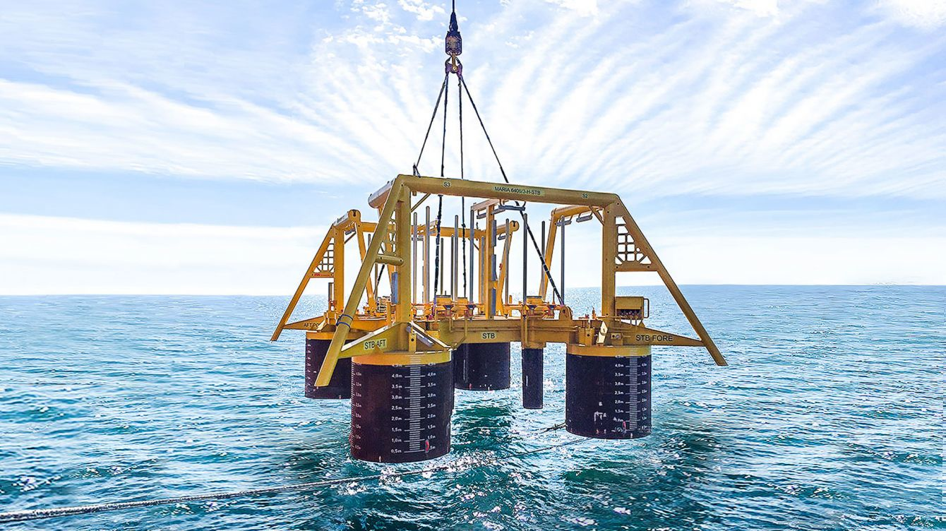 Maria Phase 2 involves the installation of a six-slot template in the southern part of the Maria Field.