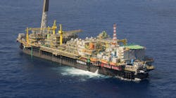 The P-54 FPSO on the Roncador Field The P-54 FPSO on the Roncador Field