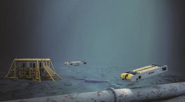 Saab&rsquo;s Sabertooth underwater vehicle can perform operations up to 3,000 m deep, which the company says makes it ideal for seabed investigations.