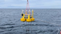 The TGS buoy was deployed in the Utsira Nord area to begin collecting vital wind and metocean measurements ahead of offshore wind leases.