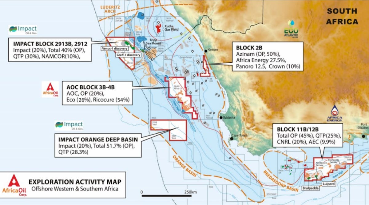 Oil Rig Map Blocky Searcher completes two-phase 3D seismic campaign offshore Namibia ...