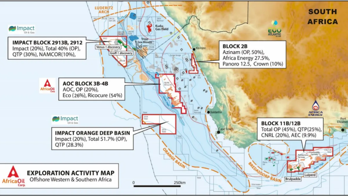 Angul Block Map Africa Oil raising stake in prospective Orange Basin block | Offshore