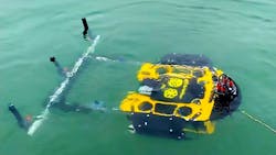 Chevron says mini ROVs help inspect subsea assets. Chevron says mini ROVs help inspect subsea assets.