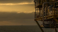 North Sea Gas Platform