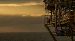 North Sea Gas Platform