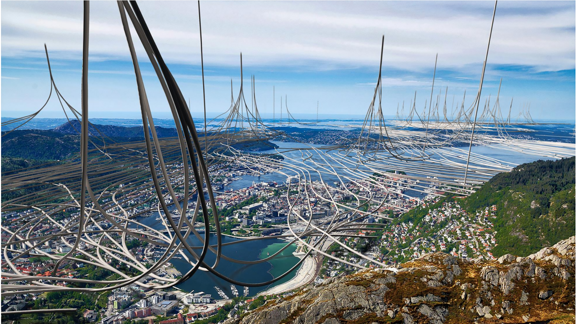 This illustration by Equinor depicts the Troll Field in the North Sea.