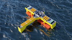 Floating Power Plant (FPP) and TechnipFMC have developed a technology that integrates hydrogen in which the FPP platform is connected to, for example, an oil and gas platform providing renewable power directly. FPP explains on its website that, when there is too much wind and wave, the excess power is turned into hydrogen via electrolysis, stored and then later used to generate power via fuel cells when there is too little wind and wave. Floating Power Plant (FPP) and TechnipFMC have developed a technology that integrates hydrogen in which the FPP platform is connected to, for example, an oil and gas platform providing renewable power directly. FPP explains on its website that, when there is too much wind and wave, the excess power is turned into hydrogen via electrolysis, stored and then later used to generate power via fuel cells when there is too little wind and wave.