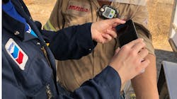 The skin patch technology provides real-time analysis of data that can flag heat stress triggers. The skin patch technology provides real-time analysis of data that can flag heat stress triggers.